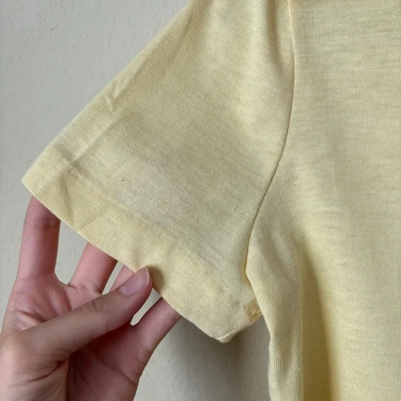 Vintage 70's Retro Ditsy Floral Printed Wide Collar Polo Shirt - Picture 11 of 11